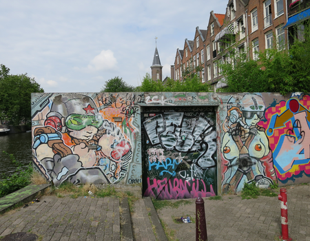 Graffiticollege door geograaf Jannes van Loon