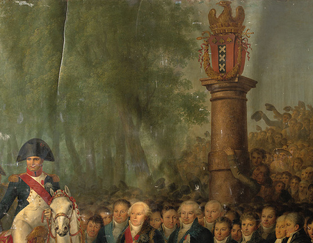 'Intocht van Napoleon' Het publiek