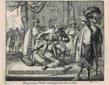 Den grooten vizier verwurgd in ´t iaar 1683