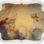 Apollo en de vier seizoenen door Jacob de Wit, 1750, Herengracht 366 (Cromhouthuis)