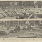 Een actiegroep is nog steeds doende het Amstelveld vrij van auto's te krijgen. Daarvoor zijn ter plaatse teksten verschenen,". "NRC Handelsblad". Rotterdam, 10-03-1972. 