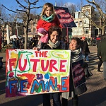 Women's March Amsterdam, photo: Allison Hamilton-Rohe