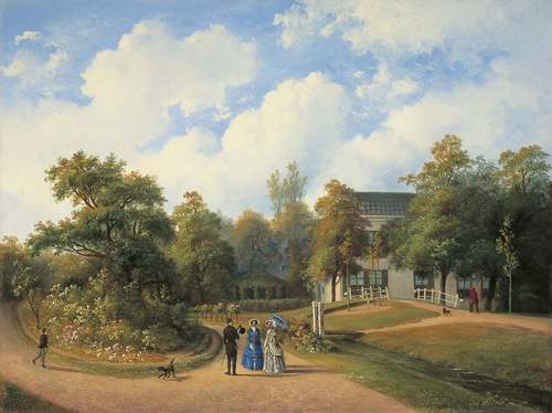 P.J.C. Gabriël, Huis Leeuw en Hooft te Heemstede, 1851.