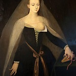 François Clouet, Portret d'Agnès Sorel (1422-1450), collectie Chateau de Loches. Bron: Google Arts & Culture
