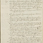 Folio uit het testament van Joan van Scharphuysen, met bepalingen over de tot slaaf gemaakten op zijn plantages