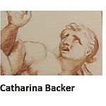 De tekening van Catharina Backer naast de twee prenten