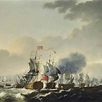Hendrik Kobell, The Battle of Barfleur, ca. 1771-1779.