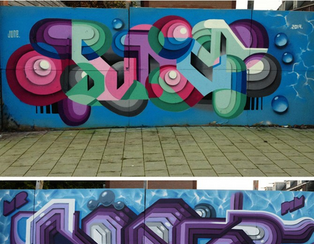 Mr. JUNE murals in Amsterdam (2)