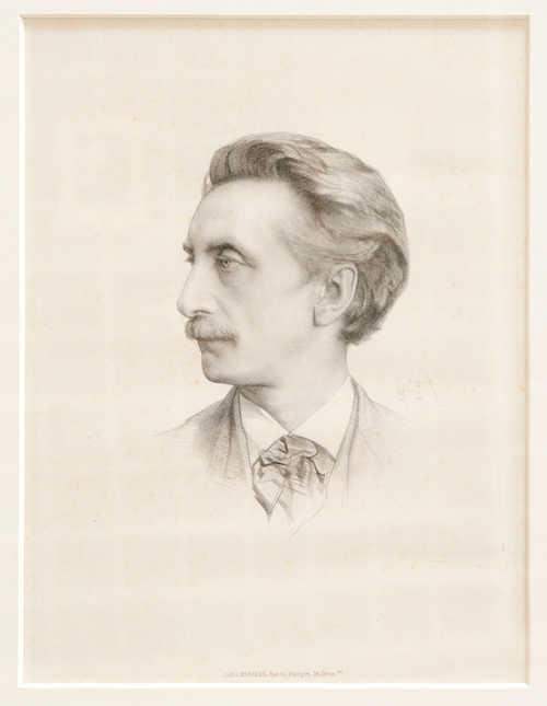 Portret Multatuli door August Allebé, 1874
