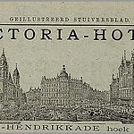 Advertentie voor het Victoria Hotel, 1890
