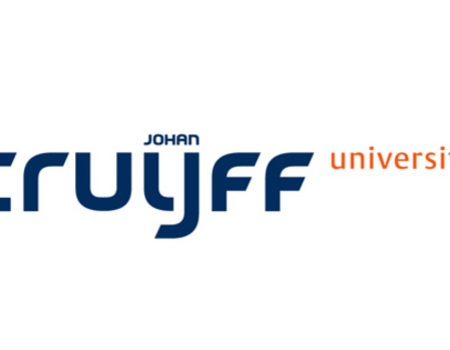 Het logo van de Johan Cruijff University