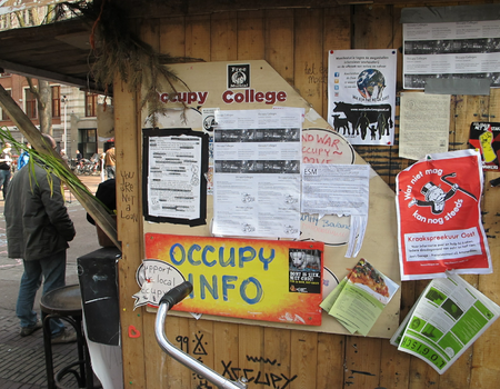 Occupy infostand