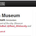 Twitterpagina Amsterdam Museum