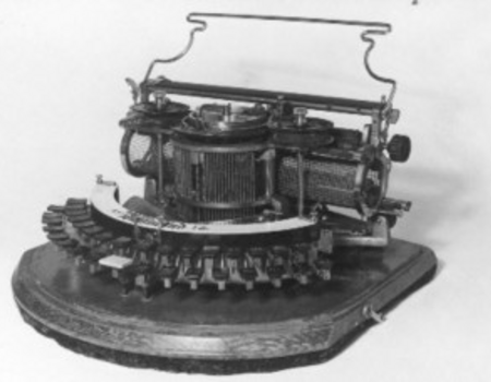 #020today: Eerste patent aangevraagd op typemachine