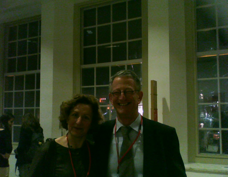 Mary lou kantor en Ian bij Het Fundament van Amsterdam: lancering