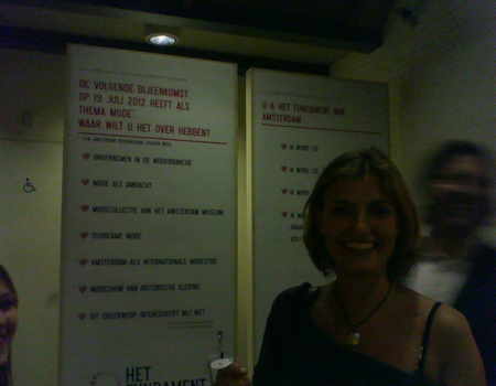 Anna Wanders bij Het Fundament van Amsterdam: lancering