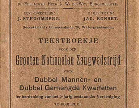 Tekstboekje 1914