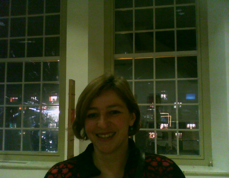 Jacqueline  bij Het Fundament van Amsterdam: lancering