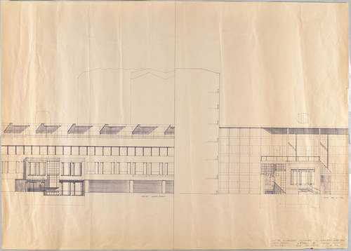 Bart van Kasteel, J.J. de Haan, Ontwerp voor uitbreiding Museum Willet-Holthuysen aan de Amstelstraat, 1960-1969