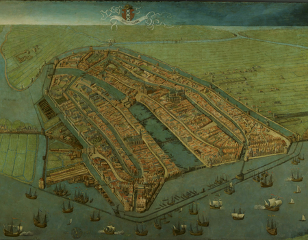 Amsterdam in Vogelvlucht, 1538