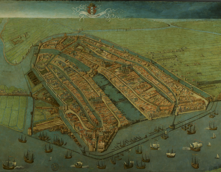 Amsterdam in Vogelvlucht 1538