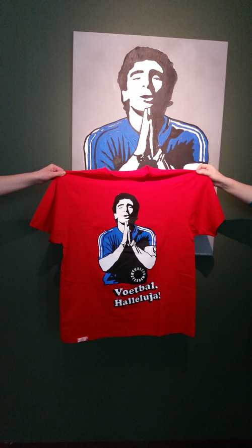 T-shirt Voetbal Halleluja