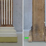 Voor- en achterzijde pilaster