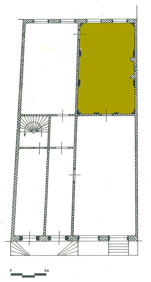 Reconstructie plattegrond Keizersgracht 185