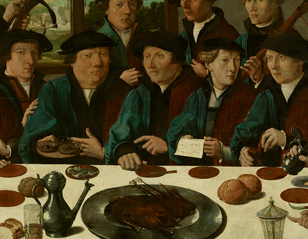 Cornelis Anthoniszs., Maaltijd van rot van de voetboogschutters, ‘De Braspenningmaaltijd’