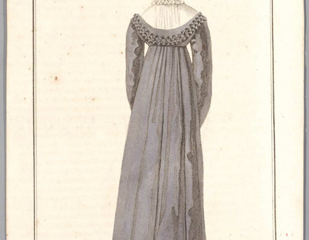 Costume Parisien, 1811, nr. 1176:  Chapeau de Gros de Naples. Robe de Lévantine