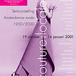 Affiche voor tentoonstelling Couture Locale, 2000. Foto: Frans Molenaar Menswear