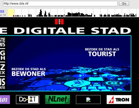 DDS site in de Wayback Machine