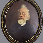 Portret ds. C.S. Adama van Scheltema, geschilderd door J.H. Scheltema, 1888, obj.nr SA 40426