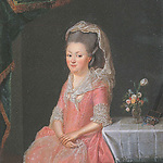 Louis Bernard Coclers 1776 Portret van Catharina Six