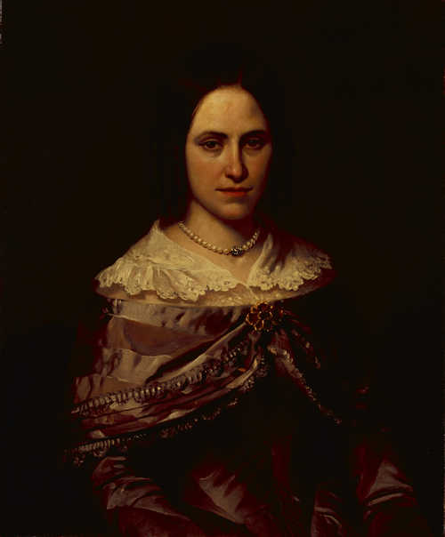 Peter Franciscus Greive (1811-1872), Portret van Geertrui Springer-ten Cate (1819-1902), 1847