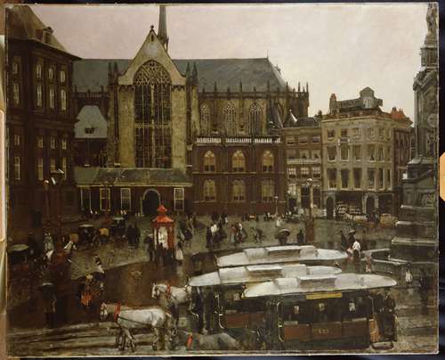 G.H. Breitner, De Dam, 1898. Collectie Stedelijk Museum Amsterdam.