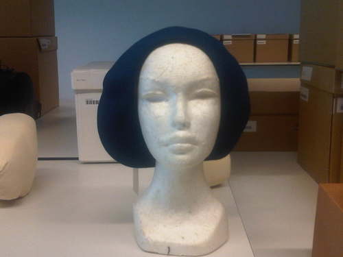 Blauwe hoed ca. 1930-1940
