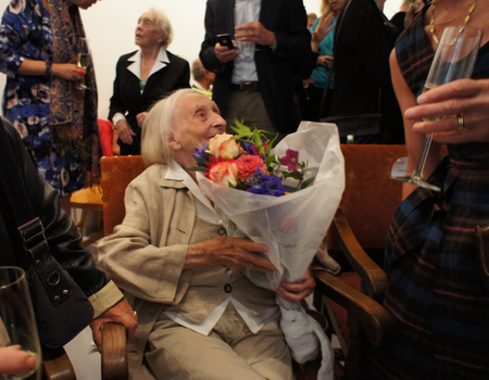 Gisèle 100 jaar 11-9-2012 (foto: Marja Heimering)