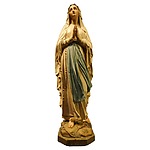 Maria (Lourdes), na 1858, Heiligenbeeldenmuseum, Kranenburg