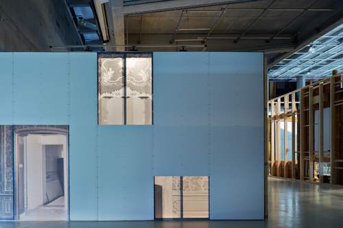 White cube, in 1:1 Stijlkamers in Het Nieuwe Instituut, 2015. Foto: Johannes Schwartz