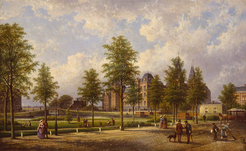 Johannes Hilverdink,  Het nieuwe Rijksmuseum , 1885