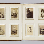Dubbele pagina uit het grote album van Abraham Willet, ca. 1860-1880