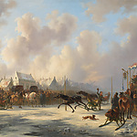 Wouter (I) Verschuur, Een harddraverij te Zaandam, 1838