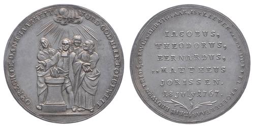 De vier gebroeders Jorissen samen 332 jaar oud, 18 juli 1767 
