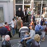 Bij de opening van de tentoonstelling  Buiten de Raampoort , Theo Thijssenmuseum, 2008