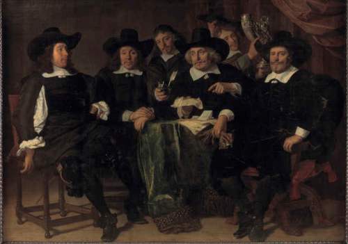 Bartholomeus van der Helst, De overlieden van de Voetboogdoelen, 1656