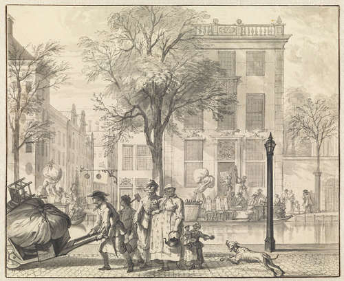 Cornelis Troost, Mei - Verhuizingen, 1742