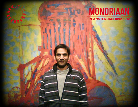 nishant bij Mondriaan in Amsterdam 1892-1912