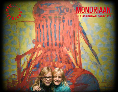 birte enSilke bij Mondriaan in Amsterdam 1892-1912