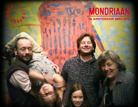 Niels bij Mondriaan in Amsterdam 1892-1912